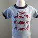 Dinosaur T Shirt Toddler and Kids Ringer