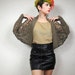 S A L E Avant Garde Coffee Crochet Shawl Cardigan (S/M)