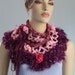 Multicolor Crochet Scarf / Fall Fashion