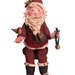 RESERVED FOR CUSTOMER Paper Mache Santa Doll - Santa Clause Paper Sculpture - Christmas Decoration Art Doll - Special Clearance Price