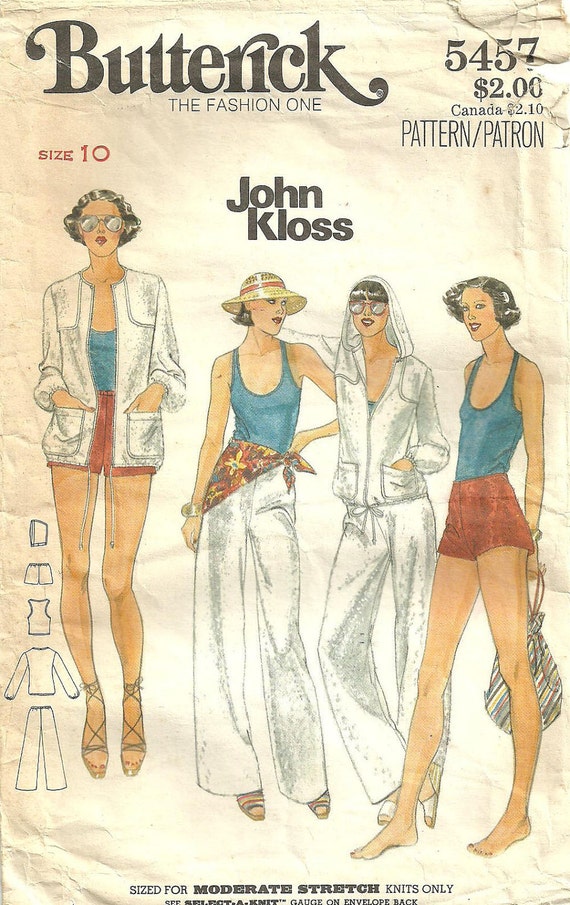 Butterick 5457 Vintage Sewing Pattern Swimsuit by studioGpatterns