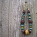 Raw Stone Necklace Turquoise Chrysocolla Calcite Lava Stone Agate Baltic Amber Statement Jewelry Natural Gemstone Yellow Brown Teal