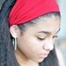 Red Headscarves Scarf Headband Sports Headband Red Yoga Headband Womens Headband Wide Headband Knit Headband Head Wrap (#1011) Medium
