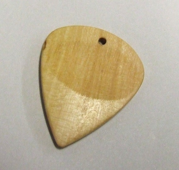 Premium Wood Guitar Pick Handmade California Plum Tree