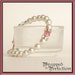 Flower Girl Pearl Bracelet / Swarovski Crystal Pearls / Wedding Bridal Party Birthstone Communion Personalize Customize SRAJD