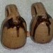 Vintage Stoneware salt and pepper shakers FREE shipping