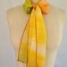 Multi Use Chiffon Scarf - Yellow Popsicle