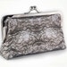 Clutch with weathered wood grain