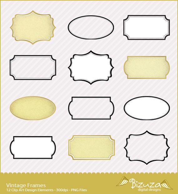 clipart label frame - photo #10