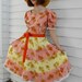 Vintage Dress H Bar C Dancing Party Floral Print Rockabilly S M