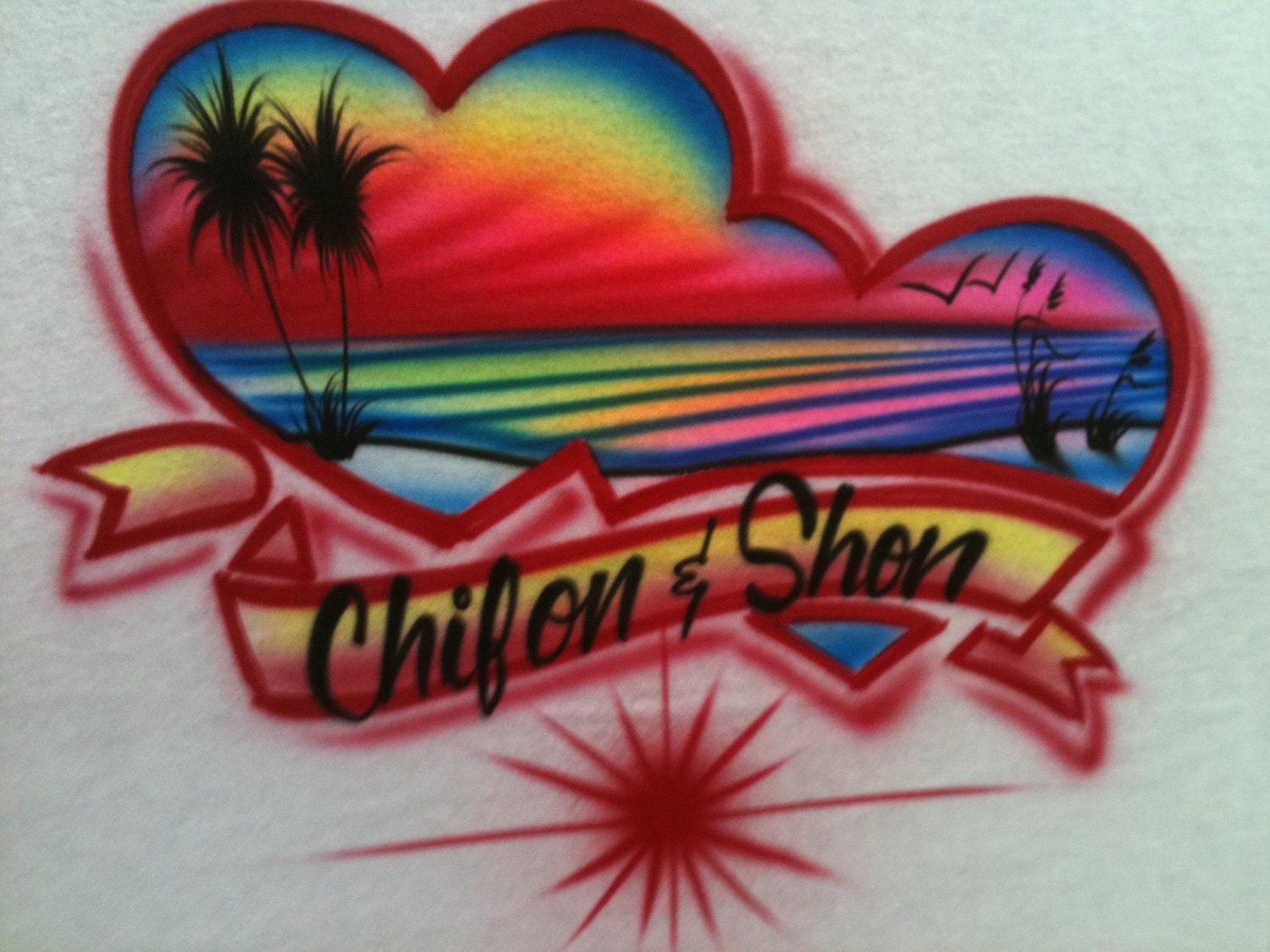 airbrush t shirt design ideas for couples