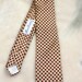 Vintage Christian Dior Cravates Maas Brothers Silk Yellow and Red Flower Neck Tie