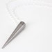 Steel Spike Necklace - Sterling Silver Chain - Isana - SALE