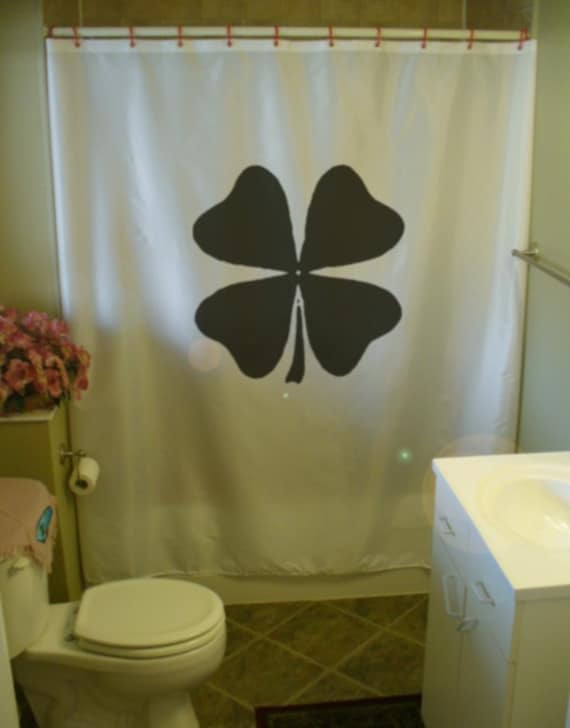 irish four leaf clover Shower Curtain luck Ireland by eternalart