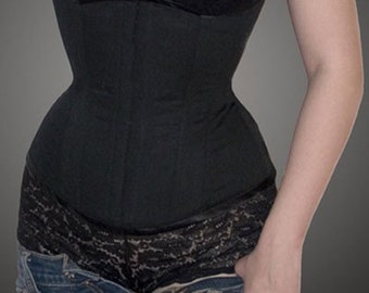 Meschantes Ready to Wear Black Training Corset for Daily Wear - Your Size