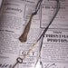 Steampunk Book Mark / Book Thong, Vintage materials