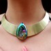 One of a Kind Rainbow Titanium Necklace