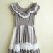 fall gingham country square dancing dress