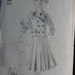 SALE 1950s Vintage Suit Jacket and Skirt- Spadea's American Designer's Sewing Pattern by Vera Maxwell 1387 Size 8 Bust 33 Factory Folded