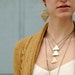 SALE // Cascading triangle necklace 1A06