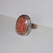 Vintage Goldstone Ring Sterling Silver Taxco Mexico Southwestern