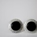 Classic Black Silver Vintage Cufflinks