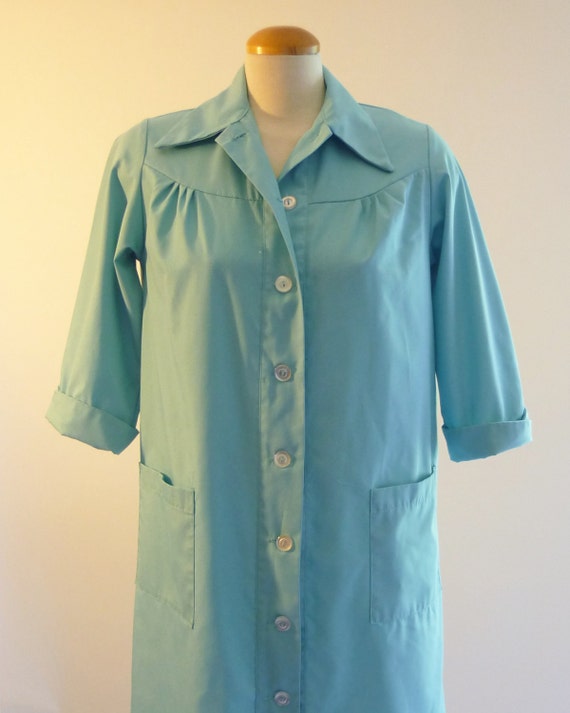 Reserved vintage lab coat 70s Miss Emmy medical scrubs
