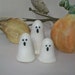 Ghosts - Set of 3 for Halloween - Handmade on the Potters Wheel - Ready to Ship