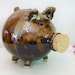 Reserved for Kellie ---- Piggy Bank - Made on the potters wheel