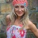 Watermelon SUMMER BEANIE gypsy HIPPIE beanie bohemian hat Surf girl hat Summer Beach hat charming elegant hand crochet cotton hat GPyoga