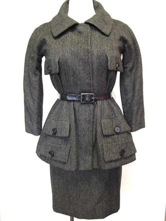 1950's Christian Dior New York Wool Suit Size M