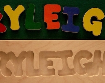Wooden Custom Name Puzzle - any name