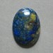 blue AZURITE oval cabochon 22X30mm designer cab