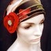Funky Flower Womens Gypsy Vintage style Headband hat chemo 1920s adult