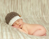 Little Knit Owl Hat for Baby Girl in Bright by LittleKnitLovey