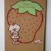 CLEARANCE - Vintage Strawberry Shortcake Cork Bulletin Board