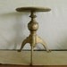 Antique French Gilt Plant Stand End Table