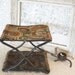 Antique Victorian Folding Buggy Seat Stool