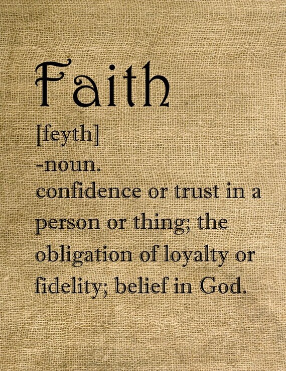 Faith Dictionary Definition