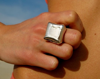 Pandora's Box Ring -- silver-plated, 50% OFF SALE