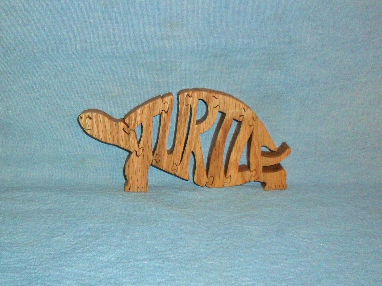 Turtle Scroll Saw Wooden Puzzle