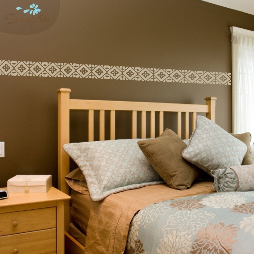 Tiled Border Vinyl Wall Decal