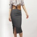 Brown calf leather belt - Style 3