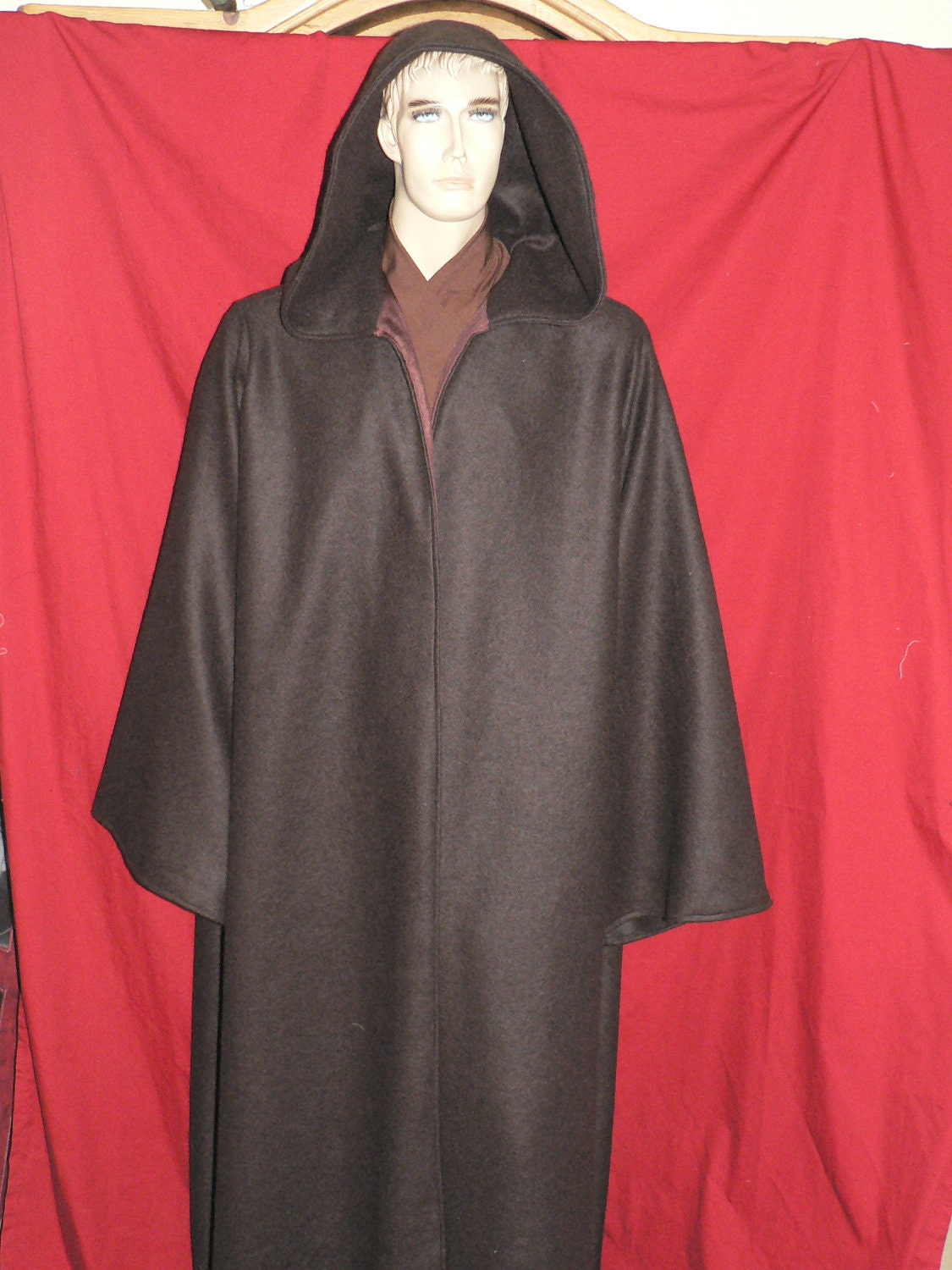 Jedi Robe Star Wars Wool Robe Cosplay Custom Made