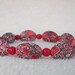 Prosperity and Success RED Magnesite Bracelet / Healing Gems