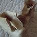 Hand Carved Miniature Wood Boots - Set of Two