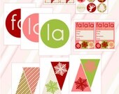 Pink Christmas PRINTABLE Party (INSTANT DOWNLOAD) Let's Be Merry by Love The Day Il_170x135