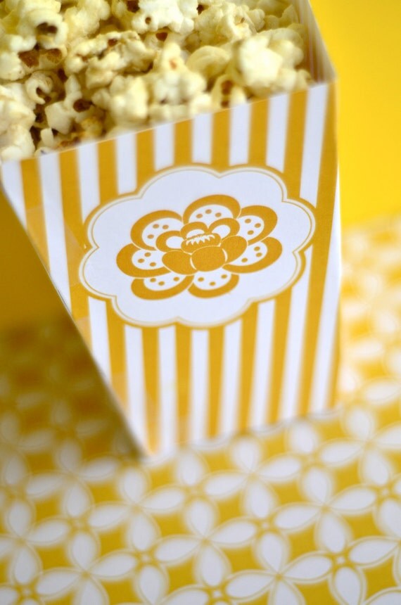 Yellow Sunshine Party PRINTABLE Birthday Favor Box (INSTANT DOWNLOAD) by Love The Day Il_570xn