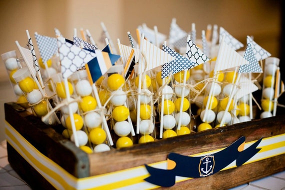 Nautical Baby Shower PRINTABLE Party Banners (INSTANT DOWNLOAD) from Love The Day Il_570xn