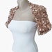 Knit Champagne Bolero Shrug Sleeves, Wedding Bolero, Size S - M, Weddings, Bridal, Bridesmaid, Women, For her